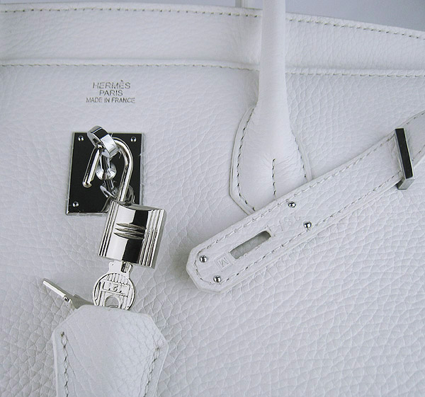 Replica Hermes Birkin 40CM Togo Bag Light White 6099 Online